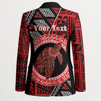 Personalised Tonga Language Week Blazer Heilala Turtle Malo E Lelei