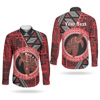 Personalised Tonga Language Week Couples Matching Off Shoulder Short Dress and Long Sleeve Button Shirt Heilala Turtle Malo E Lelei