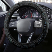 New Zealand Huia Bird Steering Wheel Cover Paua Shell Maori Pattern