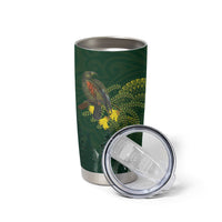 Kea Bird Kowhai New Zealand Tumbler Cup Mountain Landscape Maori Art LT22 - Polynesian Pride