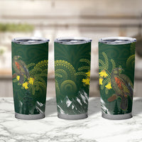 Kea Bird Kowhai New Zealand Tumbler Cup Mountain Landscape Maori Art LT22 - Polynesian Pride