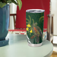 Kea Bird Kowhai New Zealand Tumbler Cup Mountain Landscape Maori Art LT22 - Polynesian Pride