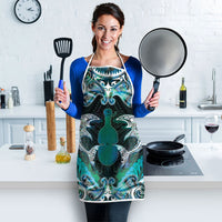 New Zealand Kotiate Weapon Apron Aotearoa Mango Paua Shell Maori Pattern