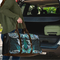 New Zealand Kotiate Weapon Travel Bag Aotearoa Mango Paua Shell Maori Pattern