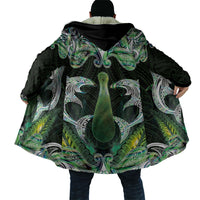 New Zealand Mere Pounamu Weapon Cloak Aotearoa Mango Paua Shell Maori Pattern