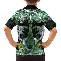 New Zealand Mere Pounamu Weapon Hawaiian Shirt Aotearoa Mango Paua Shell Maori Pattern LT22 - Polynesian Pride