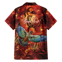 New Zealand Kea Bird Matariki Personalised Family Matching Mermaid Dress and Hawaiian Shirt Silver Fern Maori Pattern LT22 - Polynesian Pride