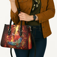 New Zealand Kea Bird Matariki Personalised Leather Bag Silver Fern Maori Pattern LT22 - Polynesian Pride