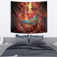 New Zealand Kea Bird Matariki Personalised Tapestry Silver Fern Maori Pattern LT22 - Polynesian Pride