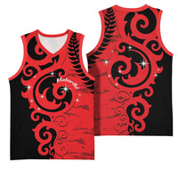 New Zealand Matariki Basketball Jersey Maori New Year Koru Pattern LT22 - Polynesian Pride