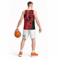 New Zealand Matariki Basketball Jersey Maori New Year Koru Pattern LT22 - Polynesian Pride
