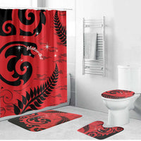 New Zealand Matariki Bathroom Set Maori New Year Koru Pattern