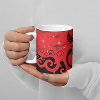 New Zealand Matariki Ceramic Mug Maori New Year Koru Pattern