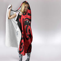 New Zealand Matariki Hooded Blanket Maori New Year Koru Pattern