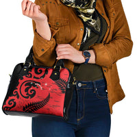 New Zealand Matariki Shoulder Handbag Maori New Year Koru Pattern