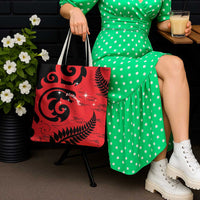 New Zealand Matariki Tote Bag Maori New Year Koru Pattern