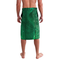New Zealand Matariki Lavalava Maori Manaia Galaxy Silver Fern Green Color