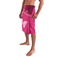 New Zealand Breast Cancer Awareness Lavalava Pink Ribbon Butterfly Maori Pattern LT22 - Polynesian Pride