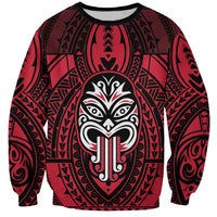 New Zealand Maori Language Week Sweatshirt Te Wiki O Te Reo Maori Hei Tiki LT22 Unisex Red - Polynesian Pride