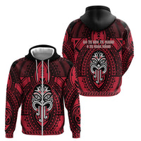 New Zealand Maori Language Week Zip Hoodie Te Wiki O Te Reo Maori Hei Tiki LT22 - Polynesian Pride