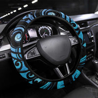 New Zealand Matariki Steering Wheel Cover Maori Humpback Whale Galaxy