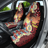 Papua New Guinea Pidgin Language Week Car Seat Cover Halo Olgeta Tok Pisin Wik Bird Of Paradise Oro Batik LT22 - Polynesian Pride