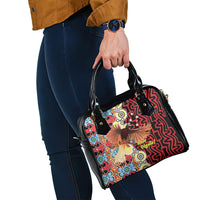Papua New Guinea Pidgin Language Week Shoulder Handbag Halo Olgeta Tok Pisin Wik Bird Of Paradise Oro Batik LT22 - Polynesian Pride