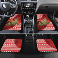 New Zealand Kakapo Christmas In July Car Mats Silver Fern Santa Xmas Red Color