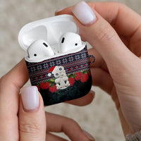 New Zealand Hei Tiki Christmas In July AirPods Case Pohutukawa Santa Xmas Polynesian Pattern LT22 - Polynesian Pride