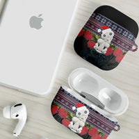 New Zealand Hei Tiki Christmas In July AirPods Case Pohutukawa Santa Xmas Polynesian Pattern LT22 - Polynesian Pride