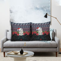 New Zealand Hei Tiki Christmas In July Pillow Cover Pohutukawa Santa Xmas Polynesian Pattern LT22 - Polynesian Pride