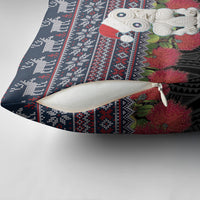 New Zealand Hei Tiki Christmas In July Pillow Cover Pohutukawa Santa Xmas Polynesian Pattern LT22 - Polynesian Pride