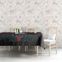New Zealand Hei Tiki Christmas In July Tablecloth Pohutukawa Santa Xmas Polynesian Pattern LT22 - Polynesian Pride
