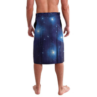 New Zealand Kokako Bird Lavalava Kowhai Galaxy Style Polynesian Pattern LT22 - Polynesian Pride