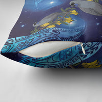 New Zealand Kokako Bird Pillow Cover Kowhai Galaxy Style Polynesian Pattern LT22 - Polynesian Pride