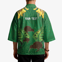 Personalised South Canterbury Anniversary Day Kimono Kiwi Kowhai Silver Fern Maori Pattern LT22 - Polynesian Pride