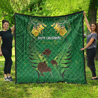 South Canterbury Anniversary Day Quilt Kiwi Kowhai Silver Fern Maori Pattern LT22 - Polynesian Pride