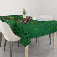 South Canterbury Anniversary Day Tablecloth Kiwi Kowhai Silver Fern Maori Pattern LT22 - Polynesian Pride
