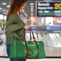 South Canterbury Anniversary Day Travel Bag Kiwi Kowhai Silver Fern Maori Pattern LT22 - Polynesian Pride