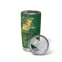 Personalised South Canterbury Anniversary Day Tumbler Cup Kiwi Kowhai Silver Fern Maori Pattern LT22 - Polynesian Pride