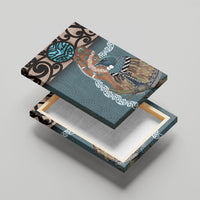 New Zealand Tui Bird Maripi Canvas Wall Art Maori Weapon Kowhaiwhai Pattern LT22 - Polynesian Pride