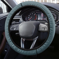 New Zealand Tui Bird Maripi Steering Wheel Cover Maori Weapon Kowhaiwhai Pattern LT22 - Polynesian Pride