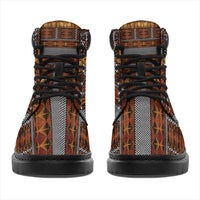 Malo e Lelei Tonga All Season Boots Tongan Ngatu Tapa Cloth LT14 - Polynesian Pride