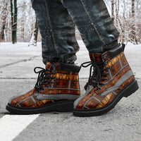Malo e Lelei Tonga All Season Boots Tongan Ngatu Tapa Cloth LT14 - Polynesian Pride
