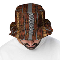 Malo e Lelei Tonga Bucket Hat Tongan Ngatu Tapa Cloth LT14 - Polynesian Pride