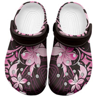 Matariki New Zealand Clogs Shoes Maori Pattern Pink Galaxy - Polynesian Pride