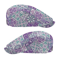 Mele Kalikimaka Hawaii Christmas Jeff Hat Poni Seamless Floral Motif - Polynesian Pride