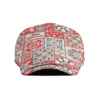 Mele Kalikimaka Hawaii Christmas Jeff Hat Ulaula Seamless Floral Motif - Polynesian Pride