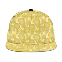 Melemele Hawaii Breadfruit Palaka Motifs Snapback Cap LT14 One Size Yellow - Polynesian Pride