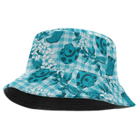 Mokihana Maile Ilima Leis Paniolo Palaka Bucket Hat Hawaiian Polu Opa Spirit - Polynesian Pride